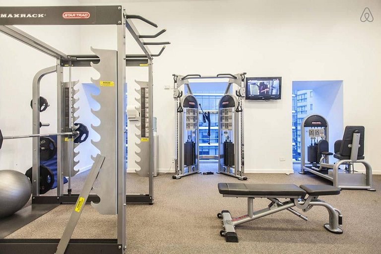 Puerto Madero 20th Floor River View in front of Hilton