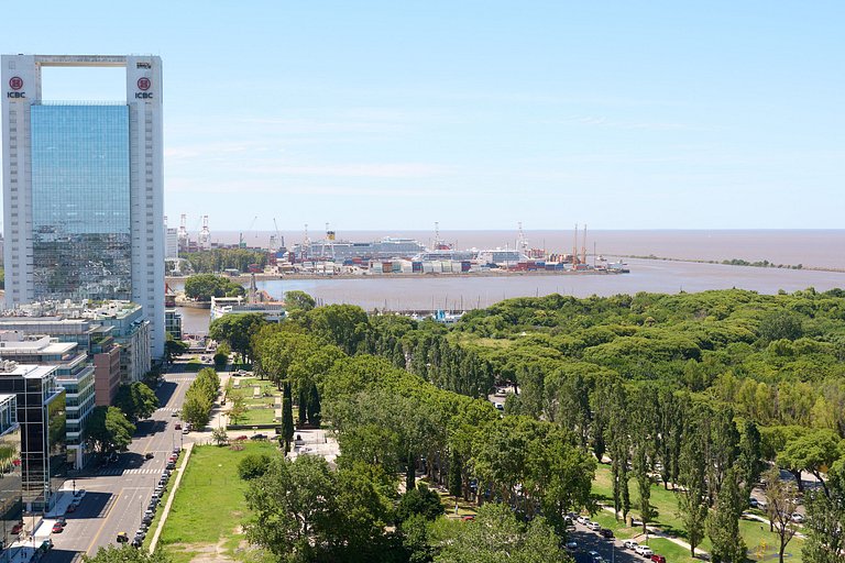 Puerto Madero Piso 20 Vista al Rio frente a Hilton