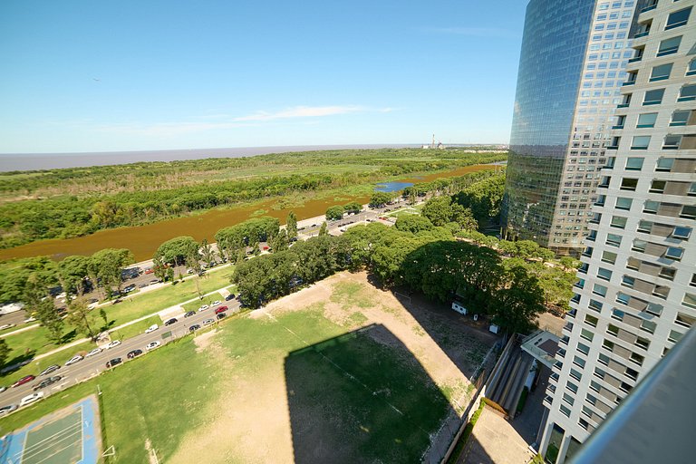 Puerto Madero Piso 20 Vista al Rio frente a Hilton