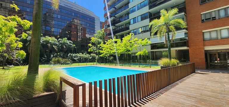 1BR Puerto Madero Pool View al lado Hotel Madero