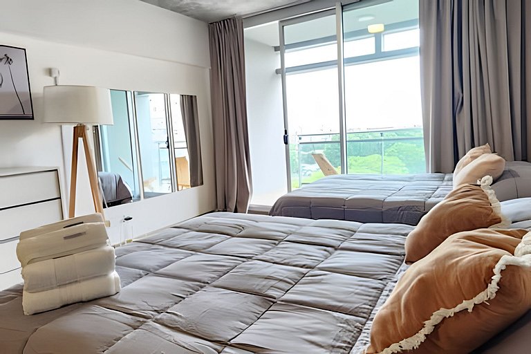 Luxury Loft Piso 9 Vista al Rio 2 Camas Dobles