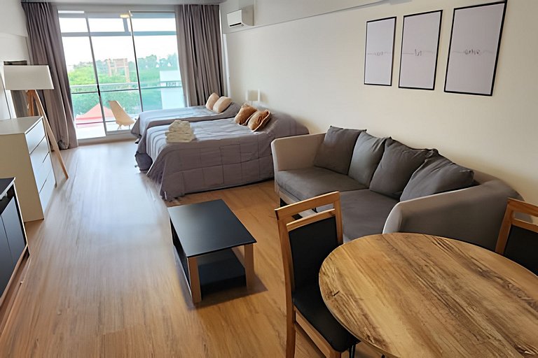 Luxury Loft Piso 9 Vista al Rio 2 Camas Dobles